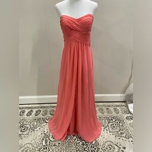 NWT Bari Jay long dress. Size 12 tulip color.